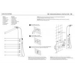 Thermostatic shower panel... - 2